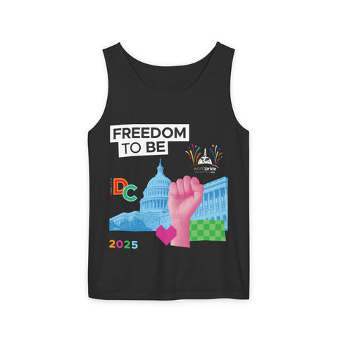 Freedom to Be – WorldPride 2025 Exclusive - Unisex Tank - Black